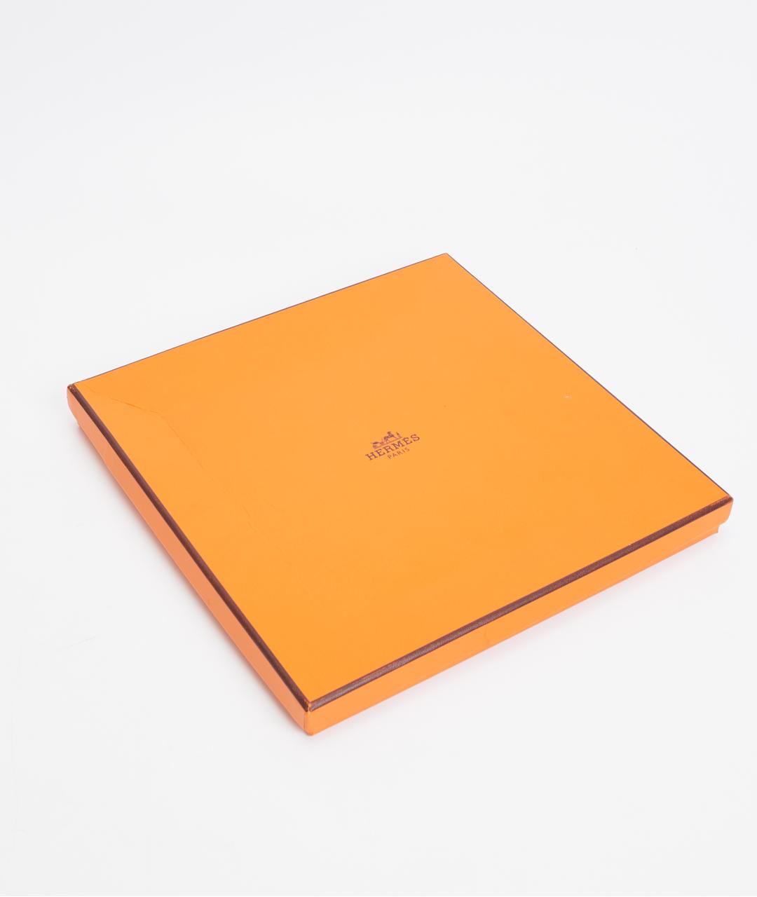 HERMES Синий шелковый платок, фото 7