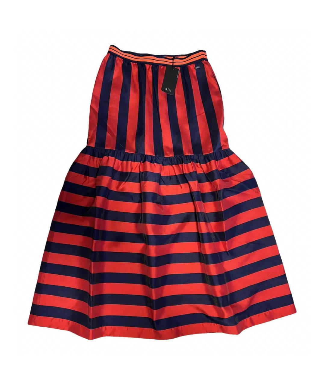 ARMANI EXCHANGE Красная юбка миди, фото 1