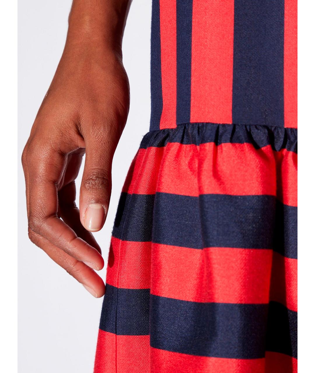 ARMANI EXCHANGE Красная юбка миди, фото 3