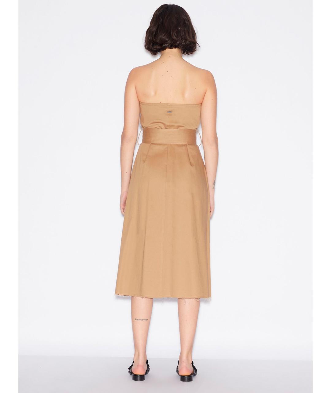 ARMANI EXCHANGE Бежевое повседневное платье, фото 3