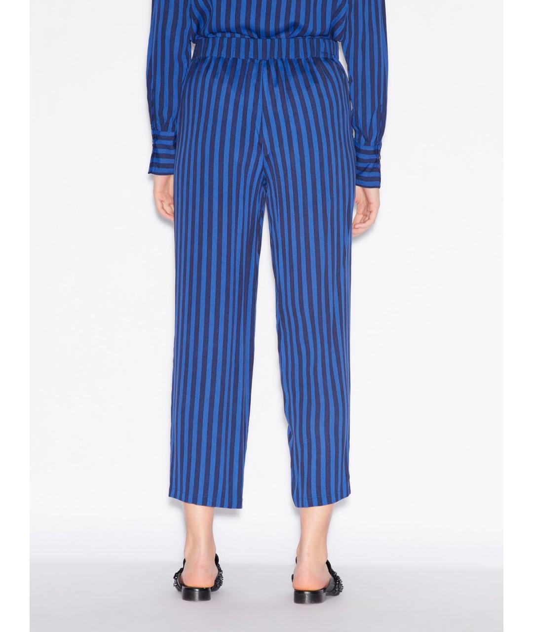 ARMANI EXCHANGE Синие прямые брюки, фото 3