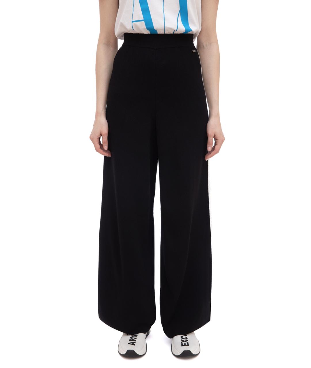 ARMANI EXCHANGE Черные прямые брюки, фото 2
