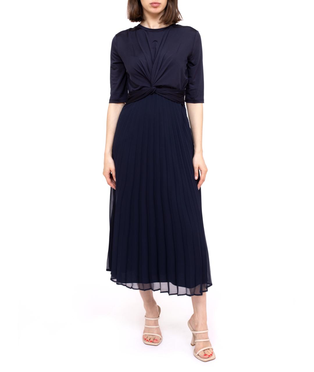 ARMANI EXCHANGE Темно-синее повседневное платье, фото 1