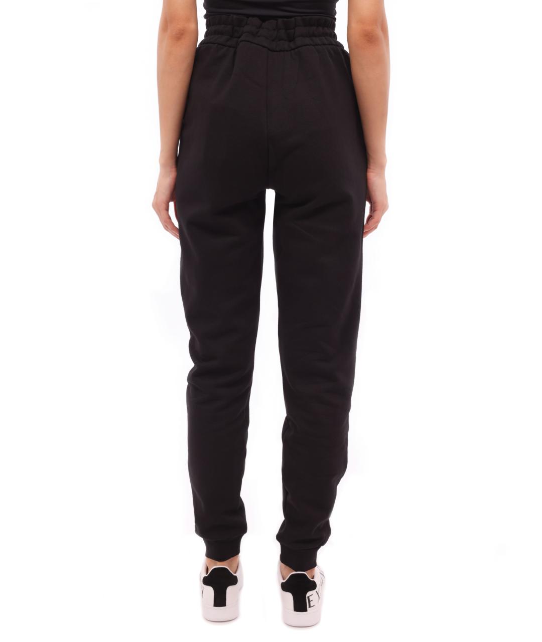 ARMANI EXCHANGE Черные хлопковые спортивные брюки и шорты, фото 3