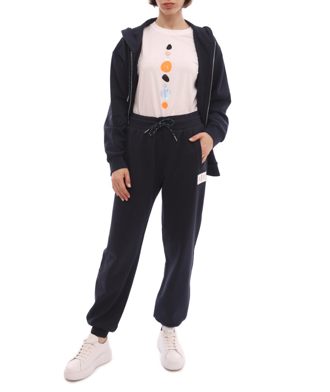 ARMANI EXCHANGE Темно-синие прямые брюки, фото 6