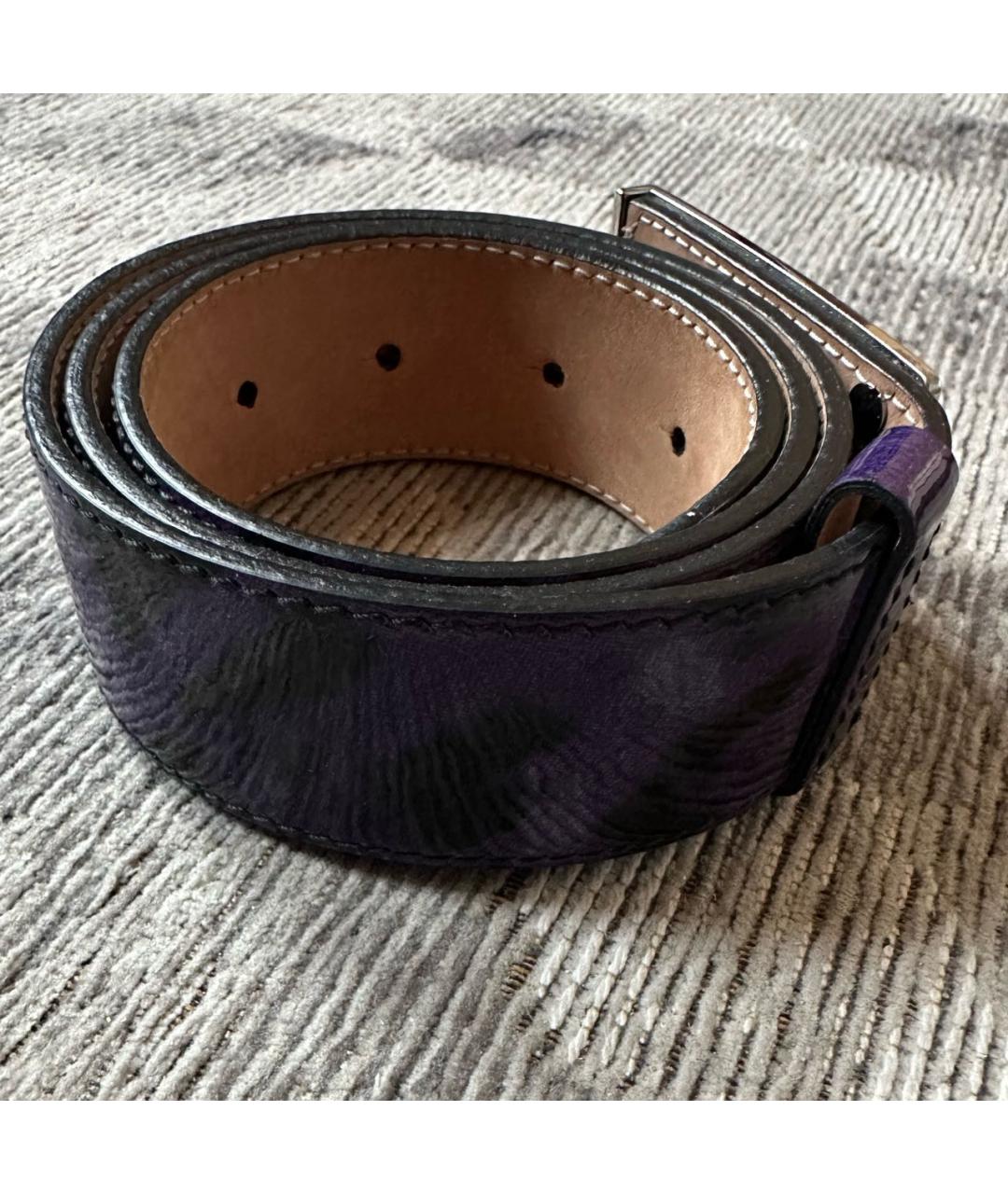 DOLCE&GABBANA Черный кожаный ремень, фото 7