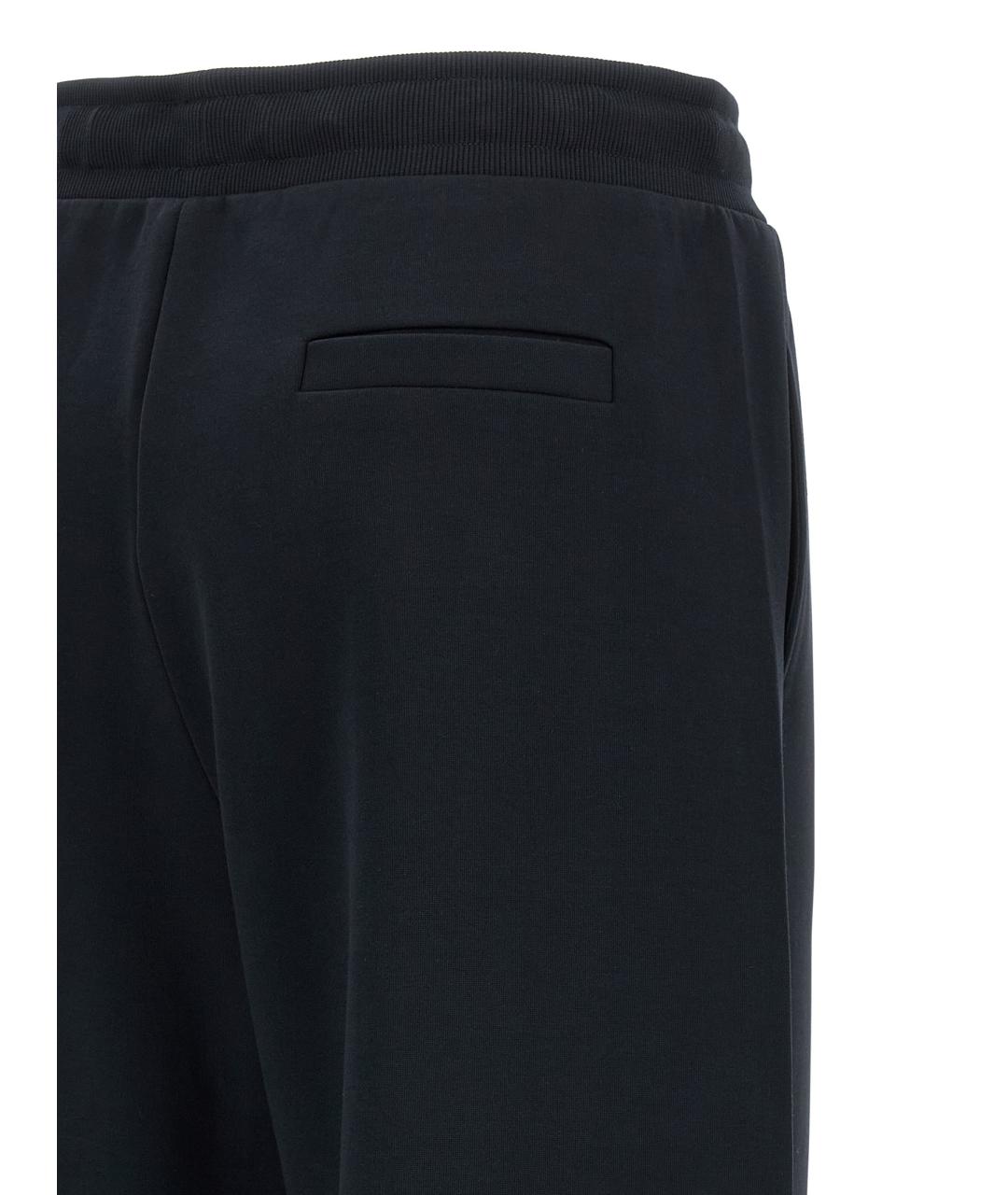 'S MAX MARA Синие хлопковые прямые брюки, фото 4