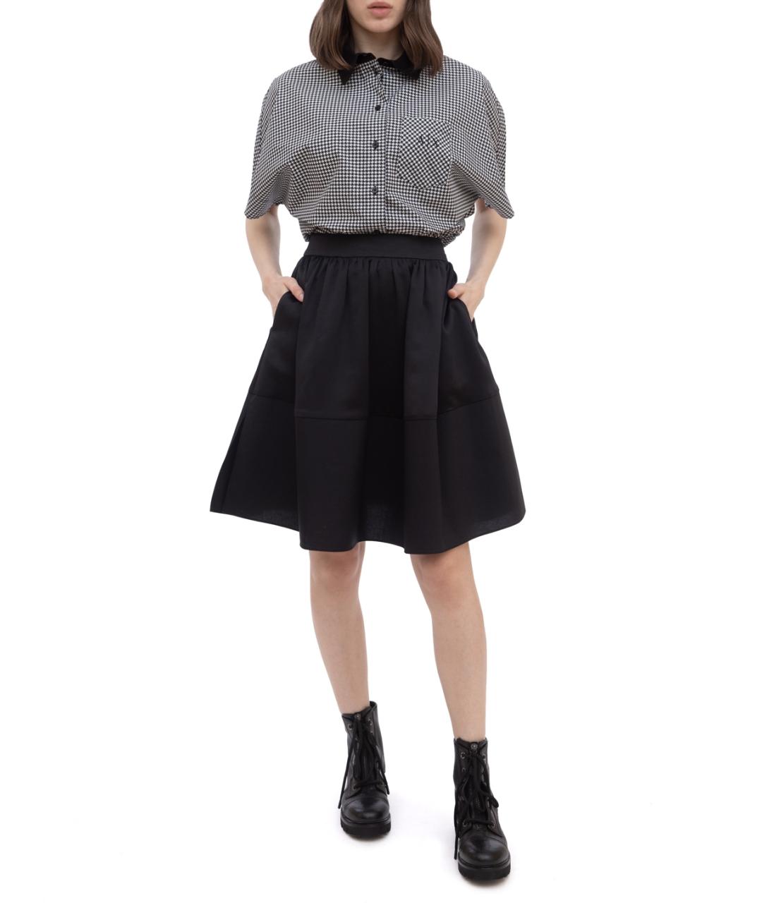 ARMANI EXCHANGE Черная юбка мини, фото 2