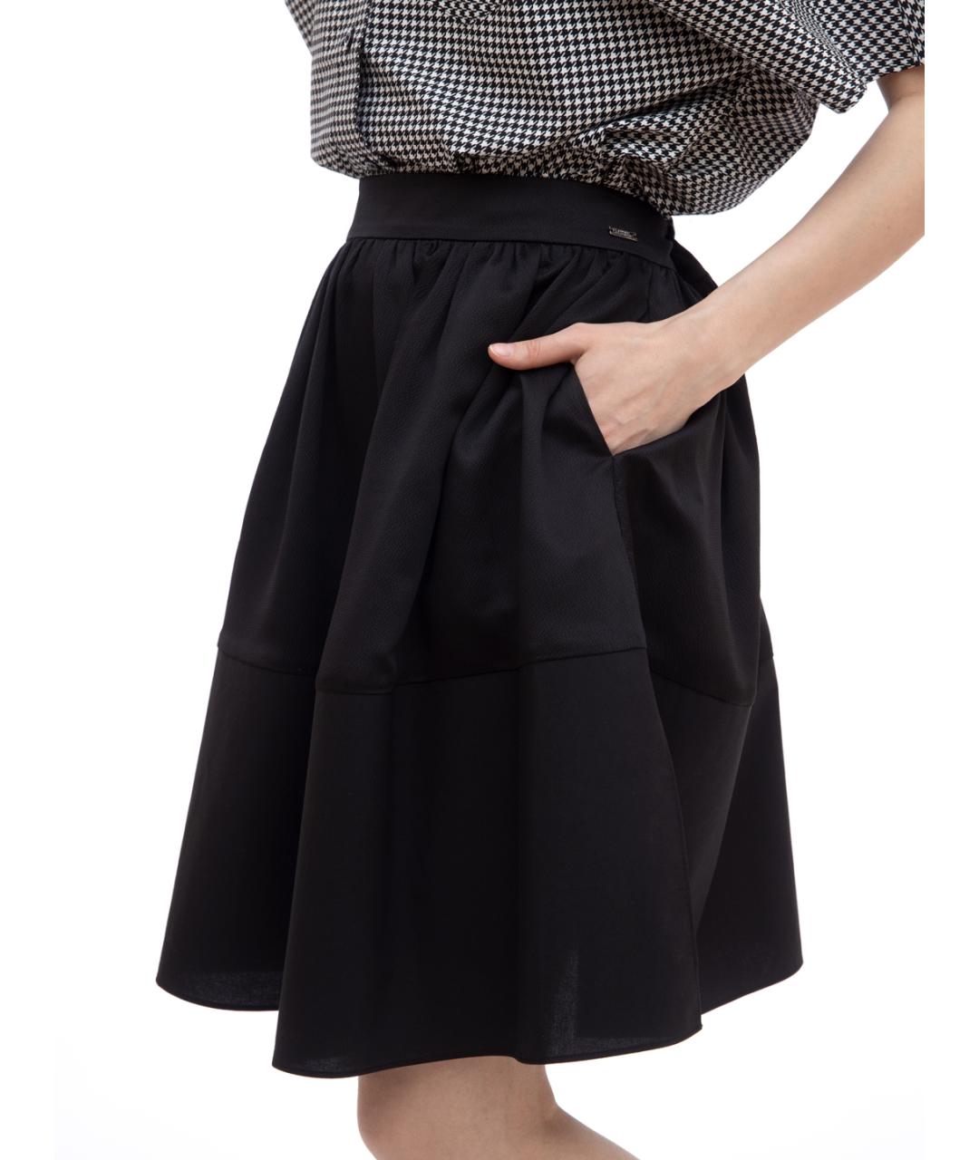 ARMANI EXCHANGE Черная юбка мини, фото 4