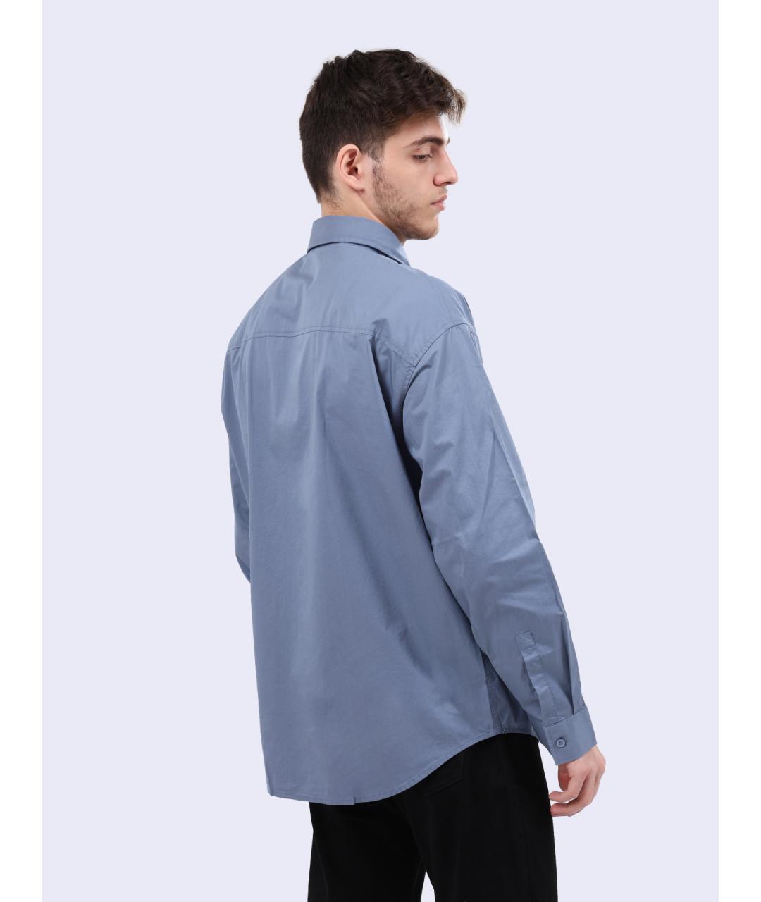 ARMANI EXCHANGE Синяя кэжуал рубашка, фото 4