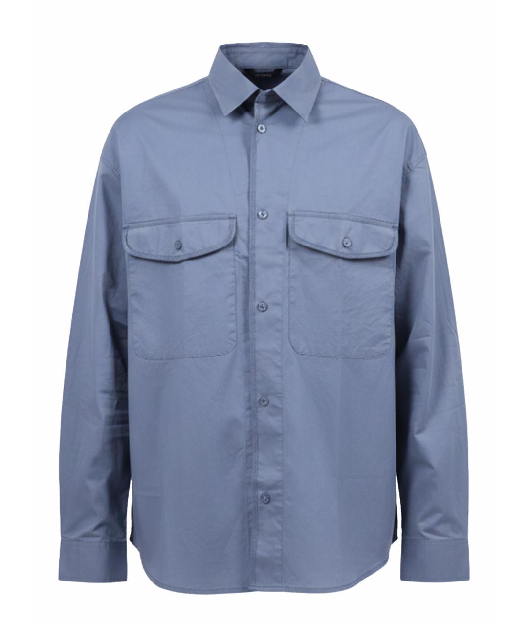 ARMANI EXCHANGE Синяя кэжуал рубашка, фото 1