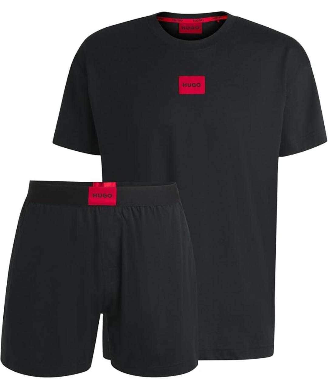 HUGO Черная пижама, фото 1