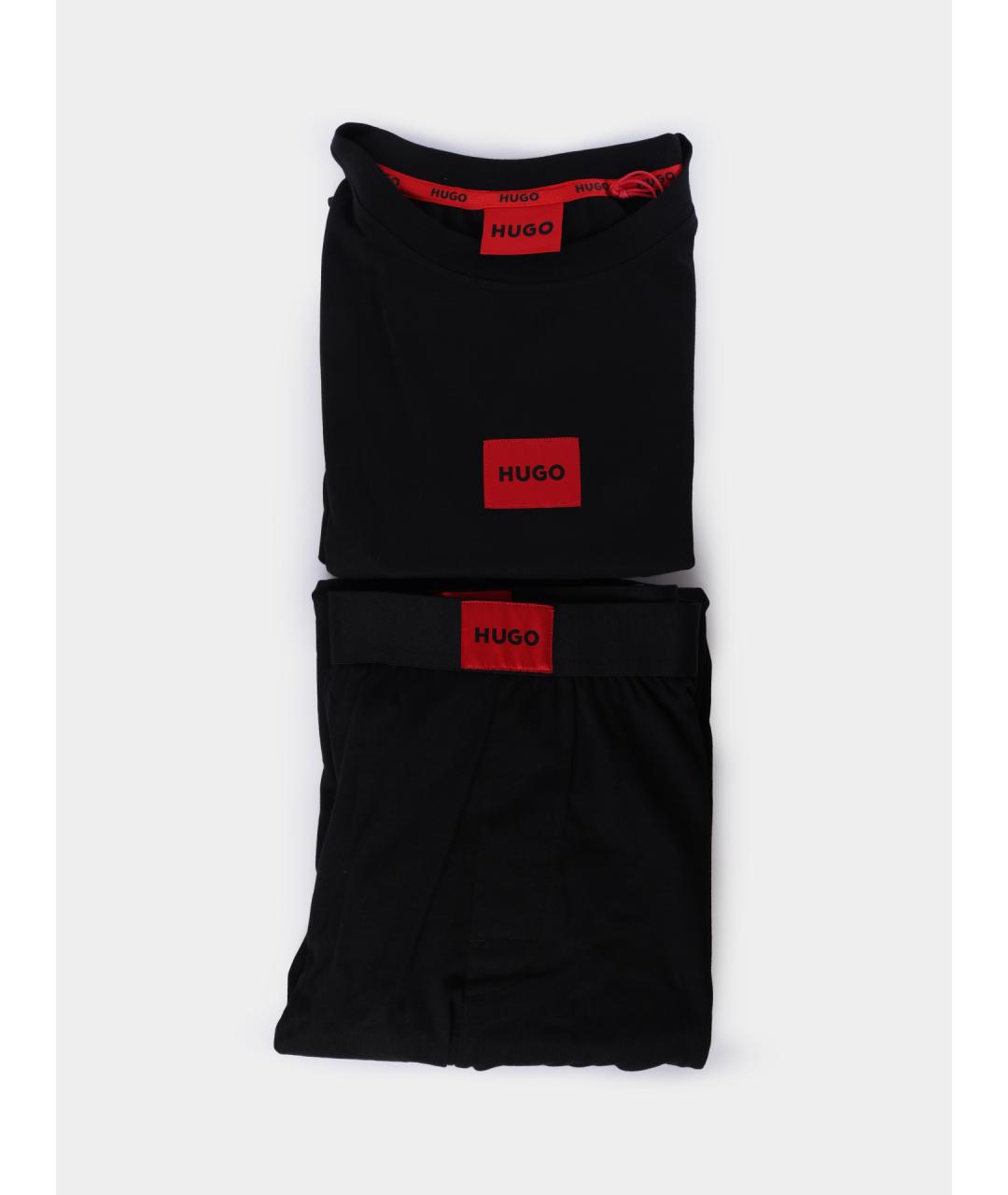 HUGO Черная пижама, фото 3