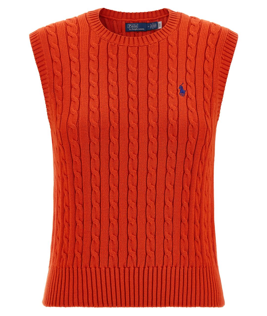 POLO RALPH LAUREN Красная хлопковая жилетка, фото 1