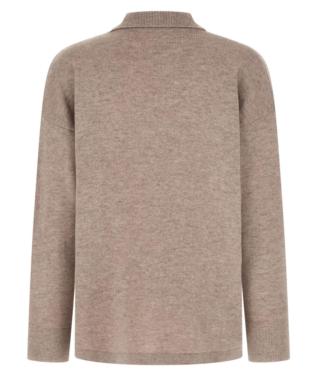 'S MAX MARA Бежевый шерстяной кардиган, фото 2