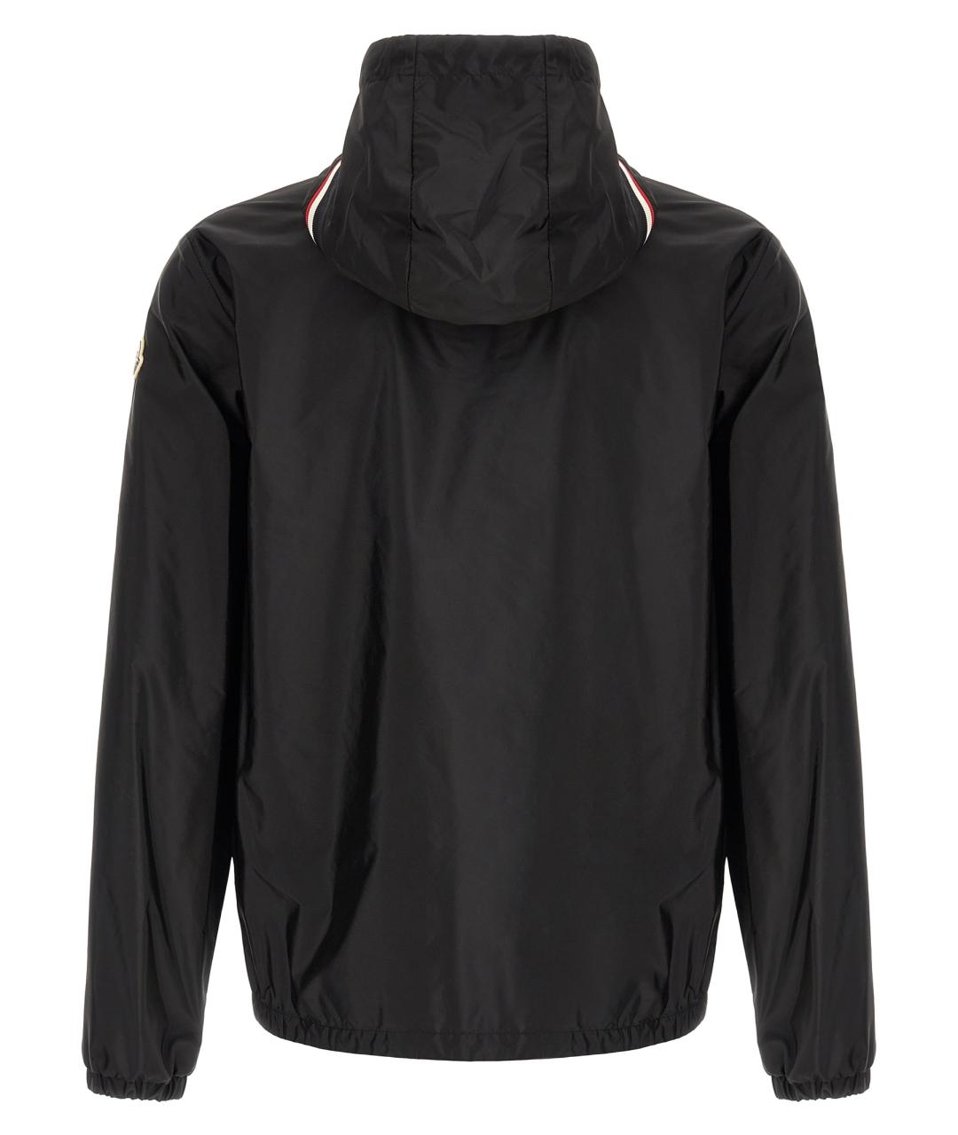 MONCLER Черная полиамидовая куртка, фото 2