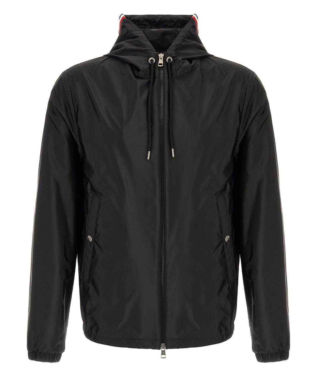 MONCLER Черная полиамидовая куртка, фото 1