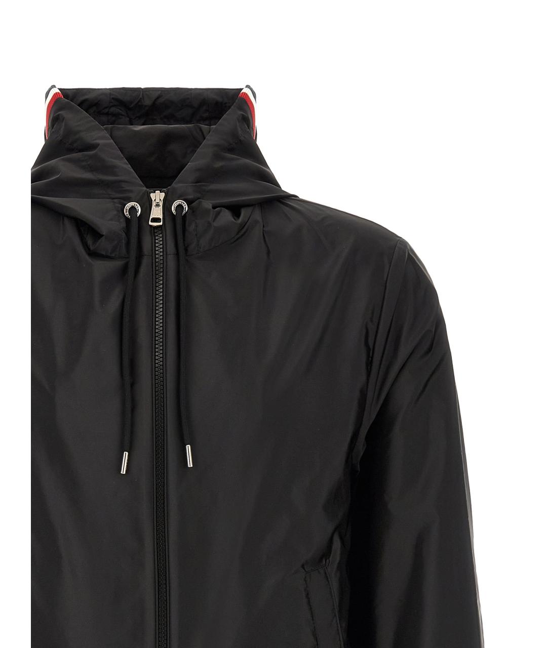 MONCLER Черная полиамидовая куртка, фото 3