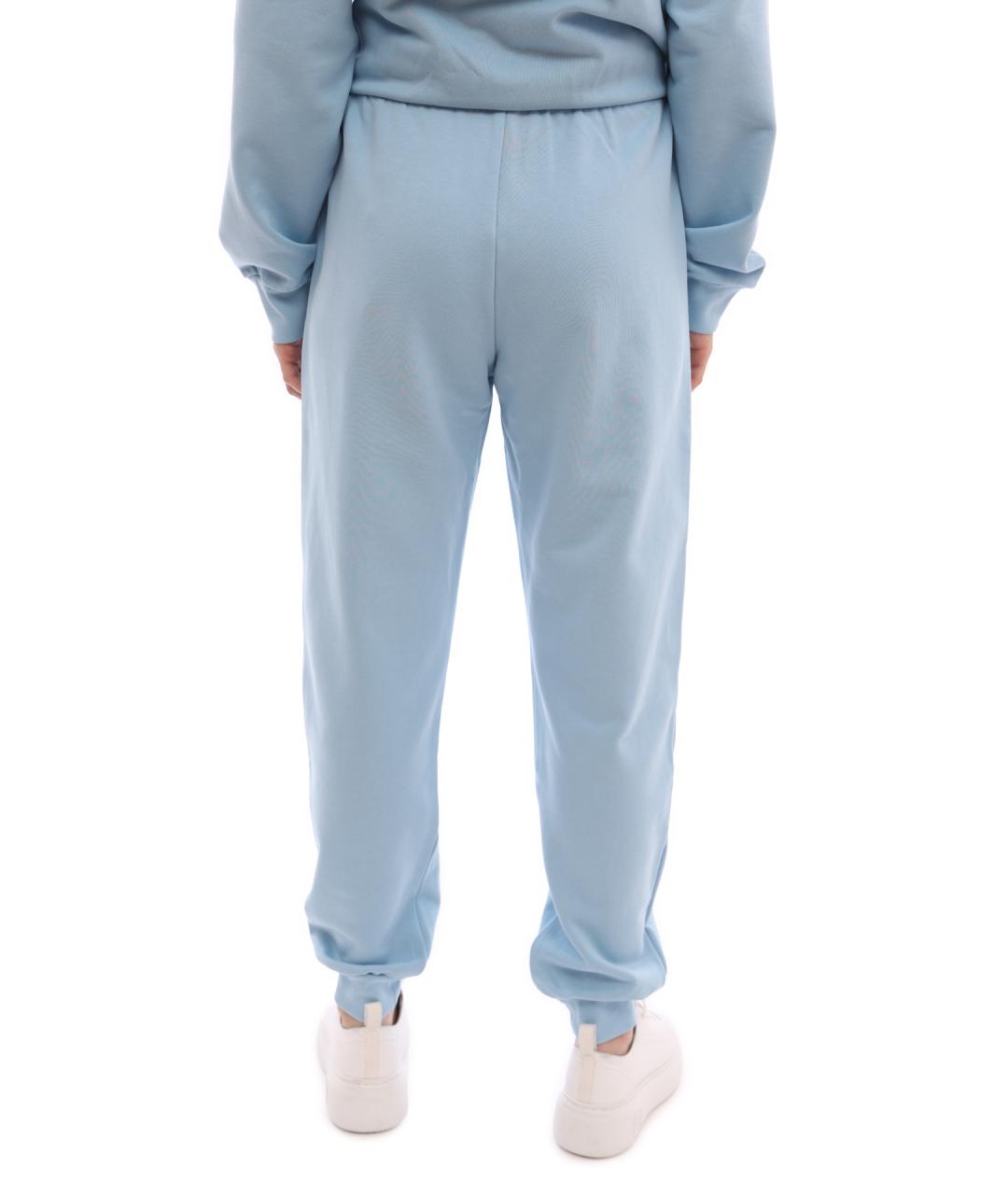 ARMANI EXCHANGE Голубые хлопковые спортивные брюки и шорты, фото 4