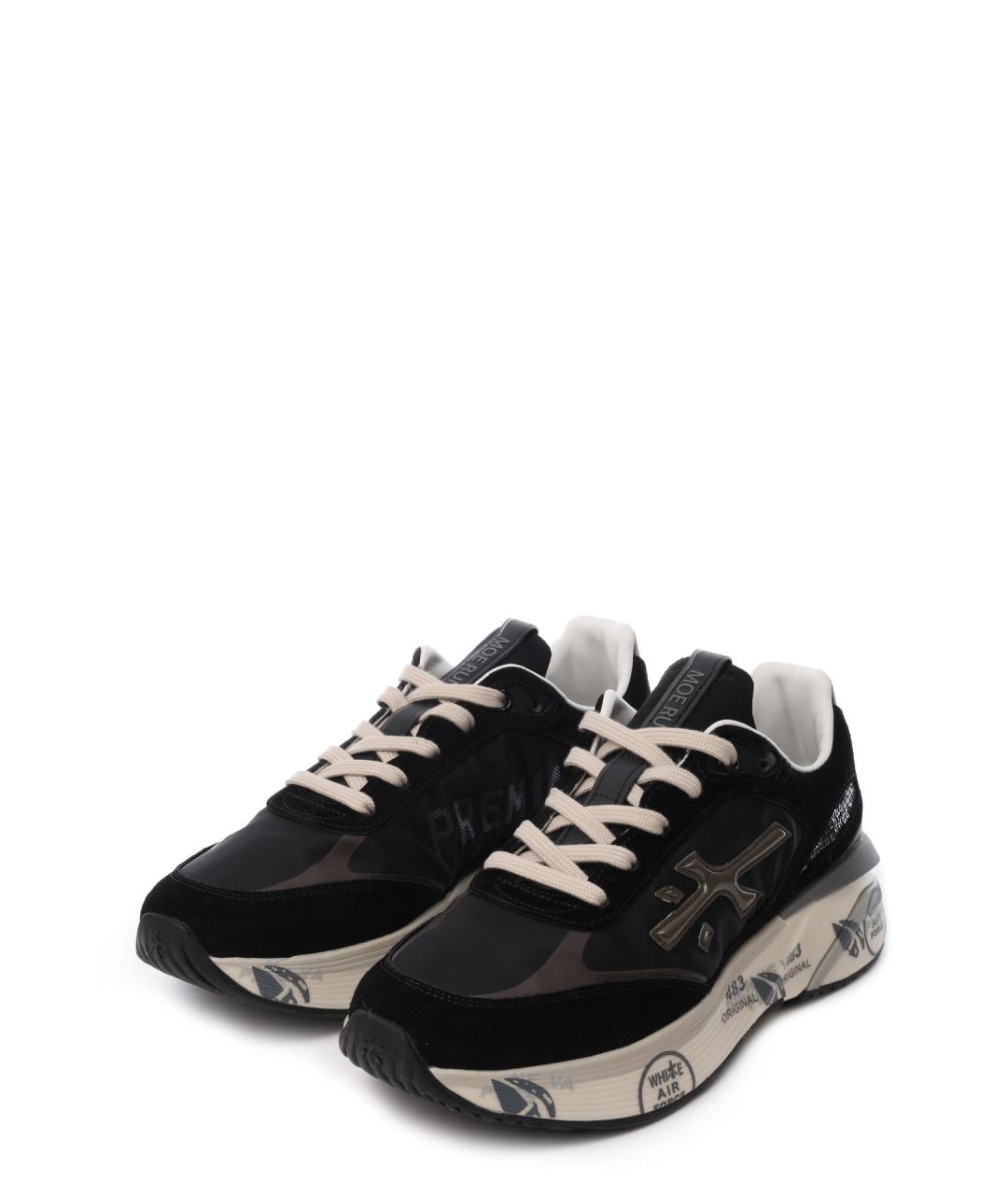 PREMIATA Черные замшевые кроссовки, фото 2