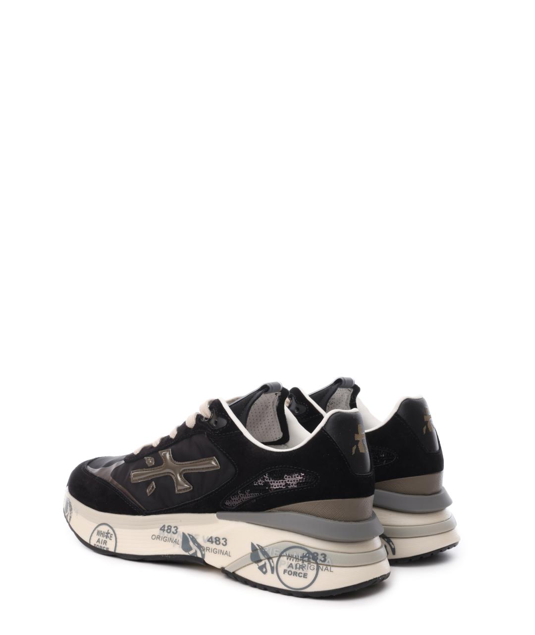 PREMIATA Черные замшевые кроссовки, фото 3