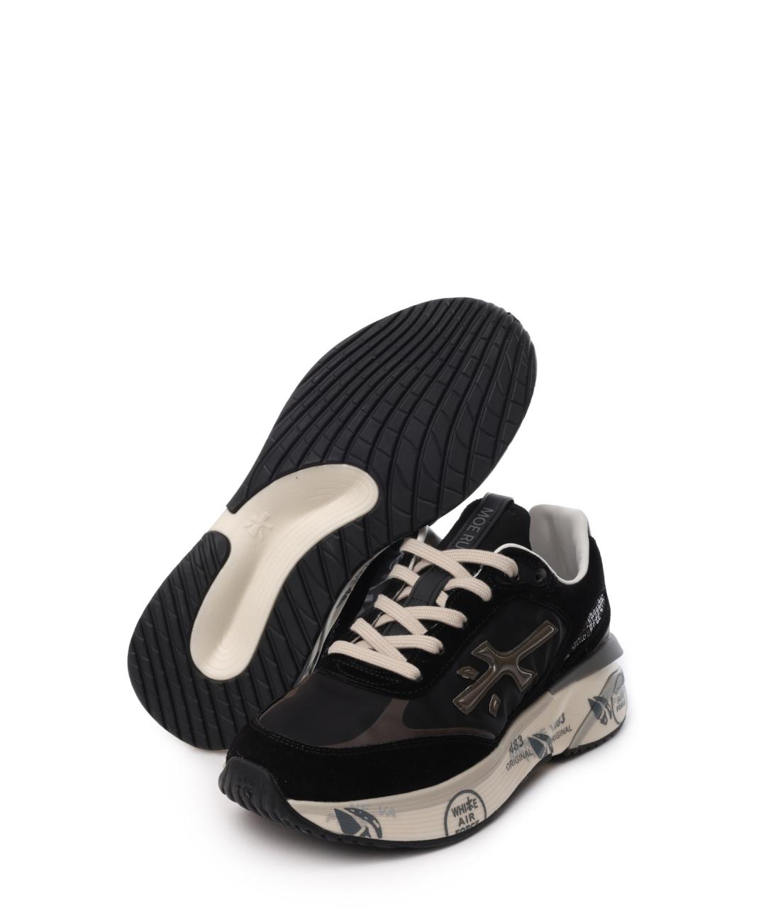 PREMIATA Черные замшевые кроссовки, фото 4