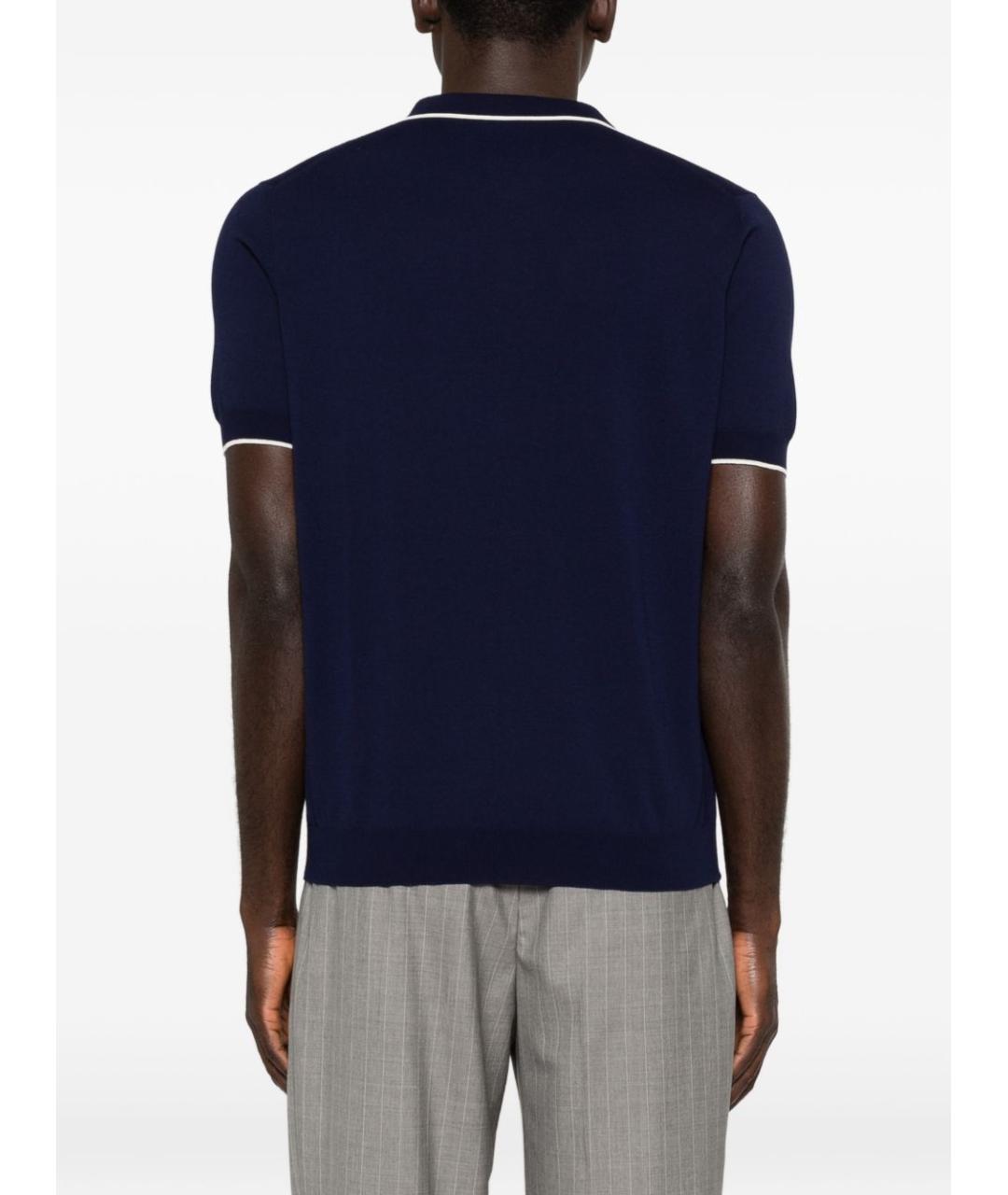 FAY Синяя хлопковая футболка, фото 2