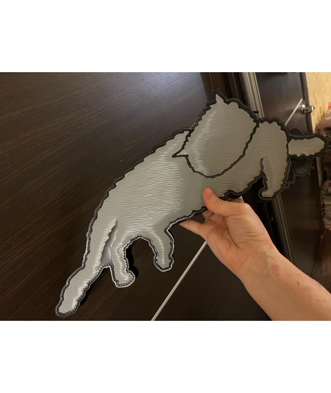 LOUIS VUITTON Серая кожаная сумка с короткими ручками, фото 4