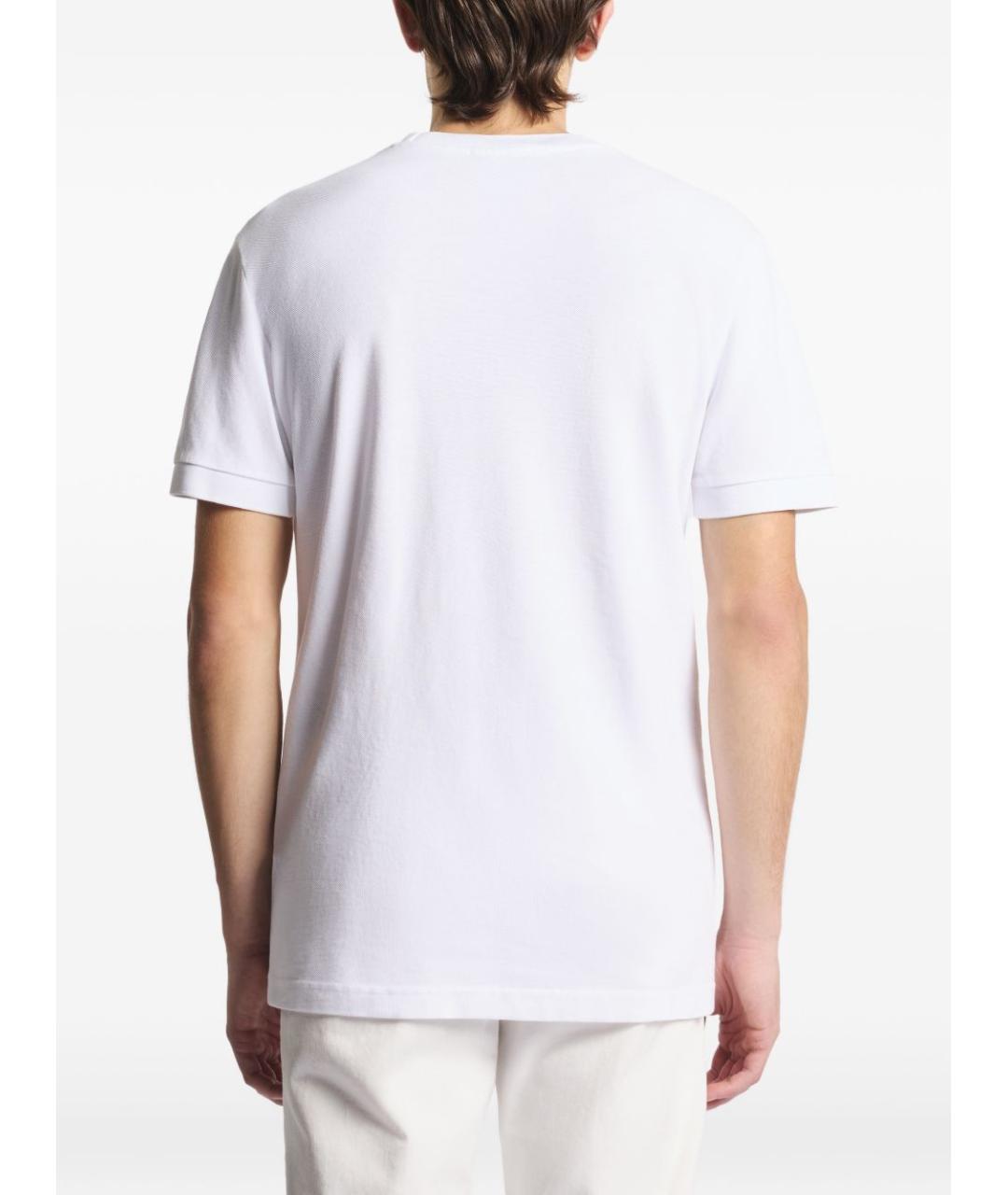 FAY Белая хлопковая футболка, фото 2