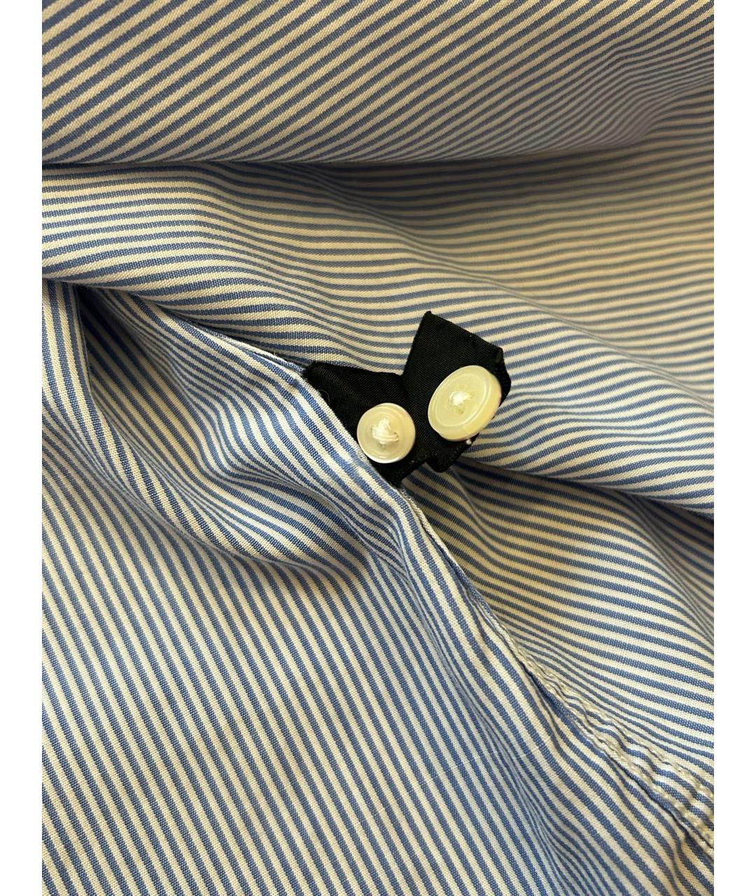 POLO RALPH LAUREN Голубая хлопковая классическая рубашка, фото 5