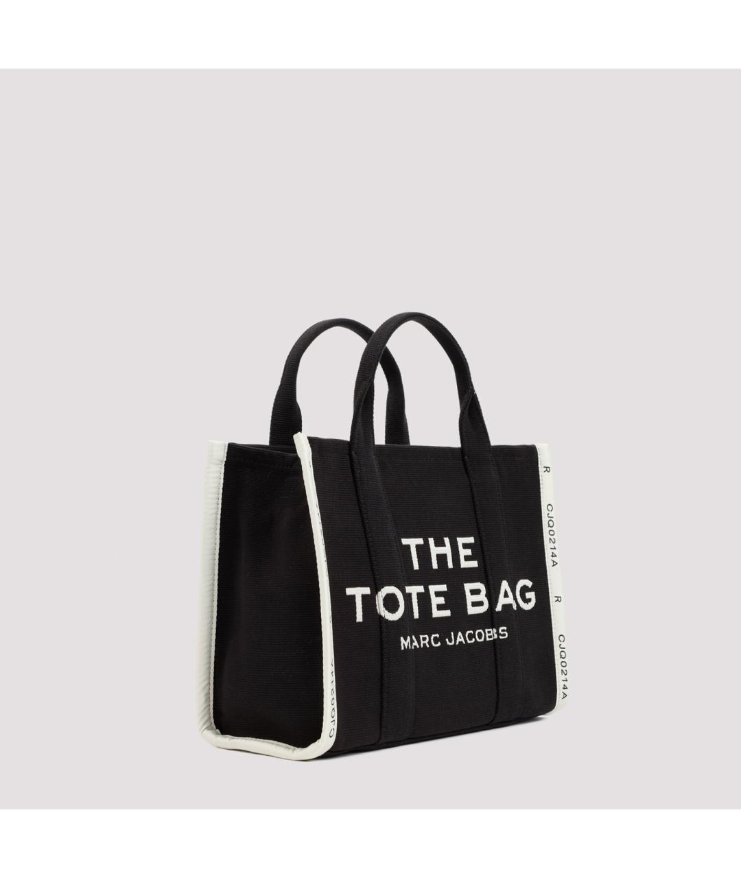 MARC JACOBS Черная хлопковая сумка тоут, фото 4