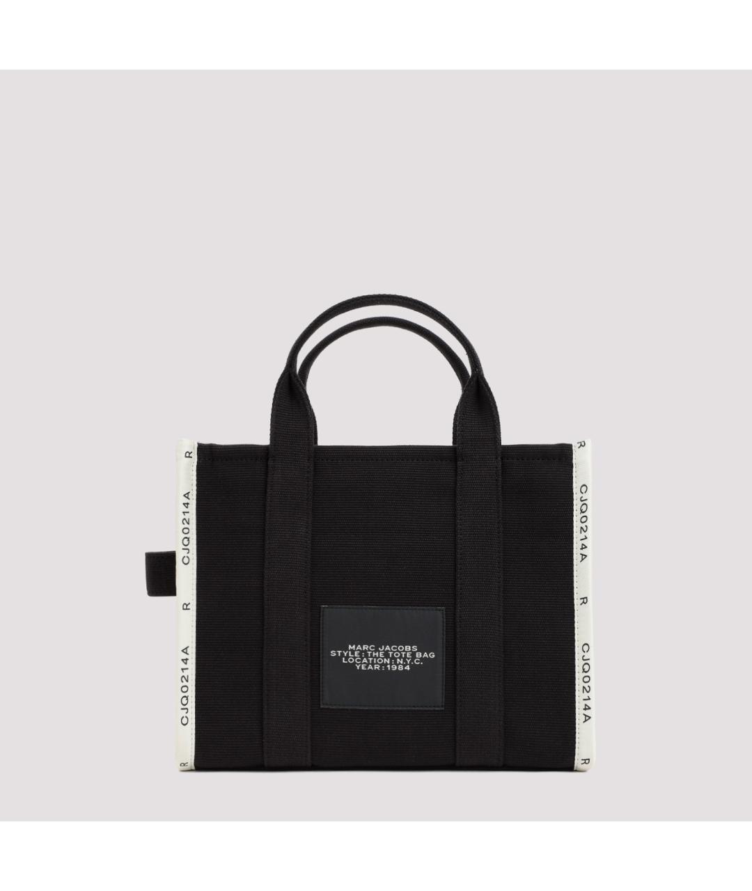 MARC JACOBS Черная хлопковая сумка тоут, фото 3