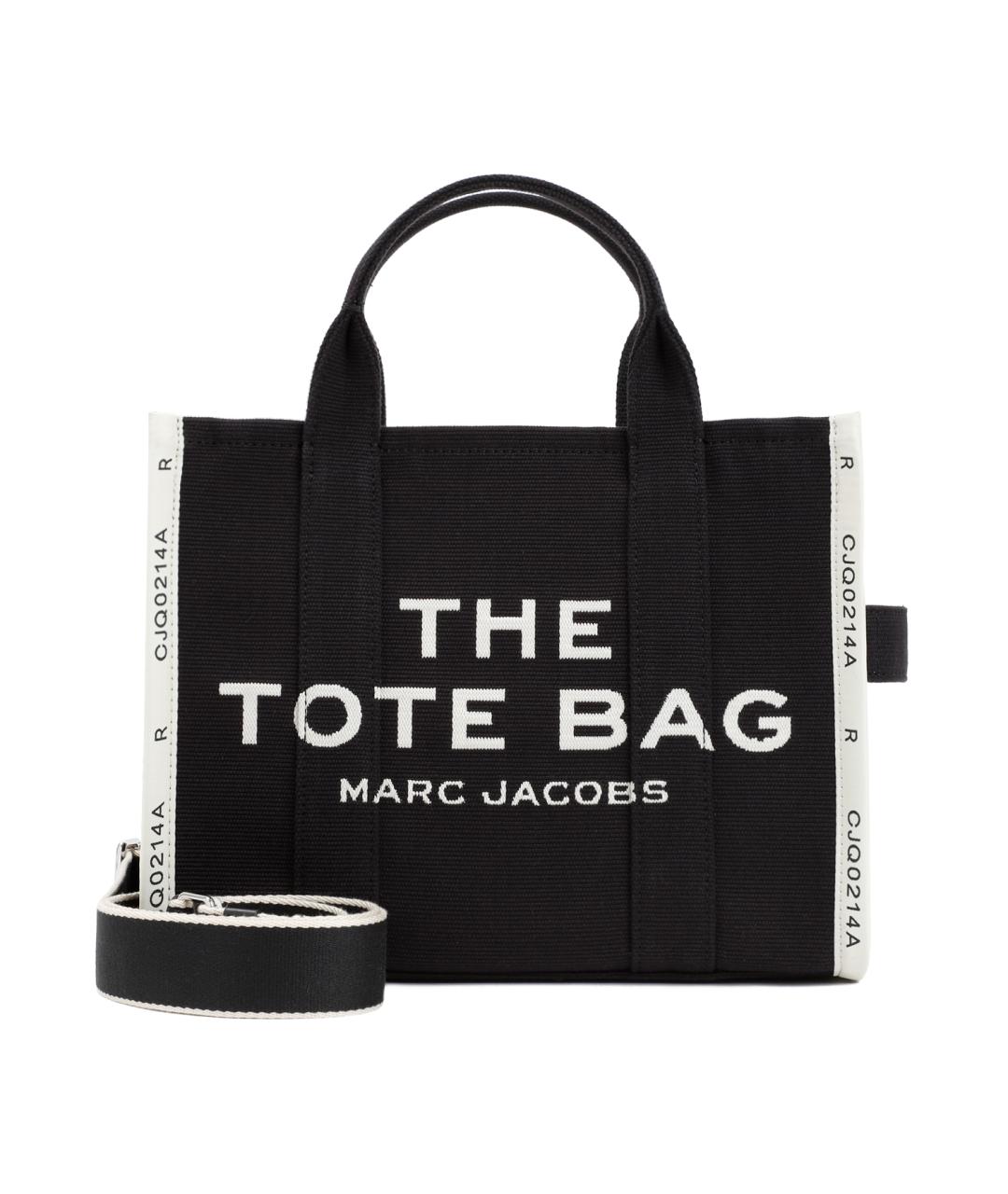 MARC JACOBS Черная хлопковая сумка тоут, фото 1