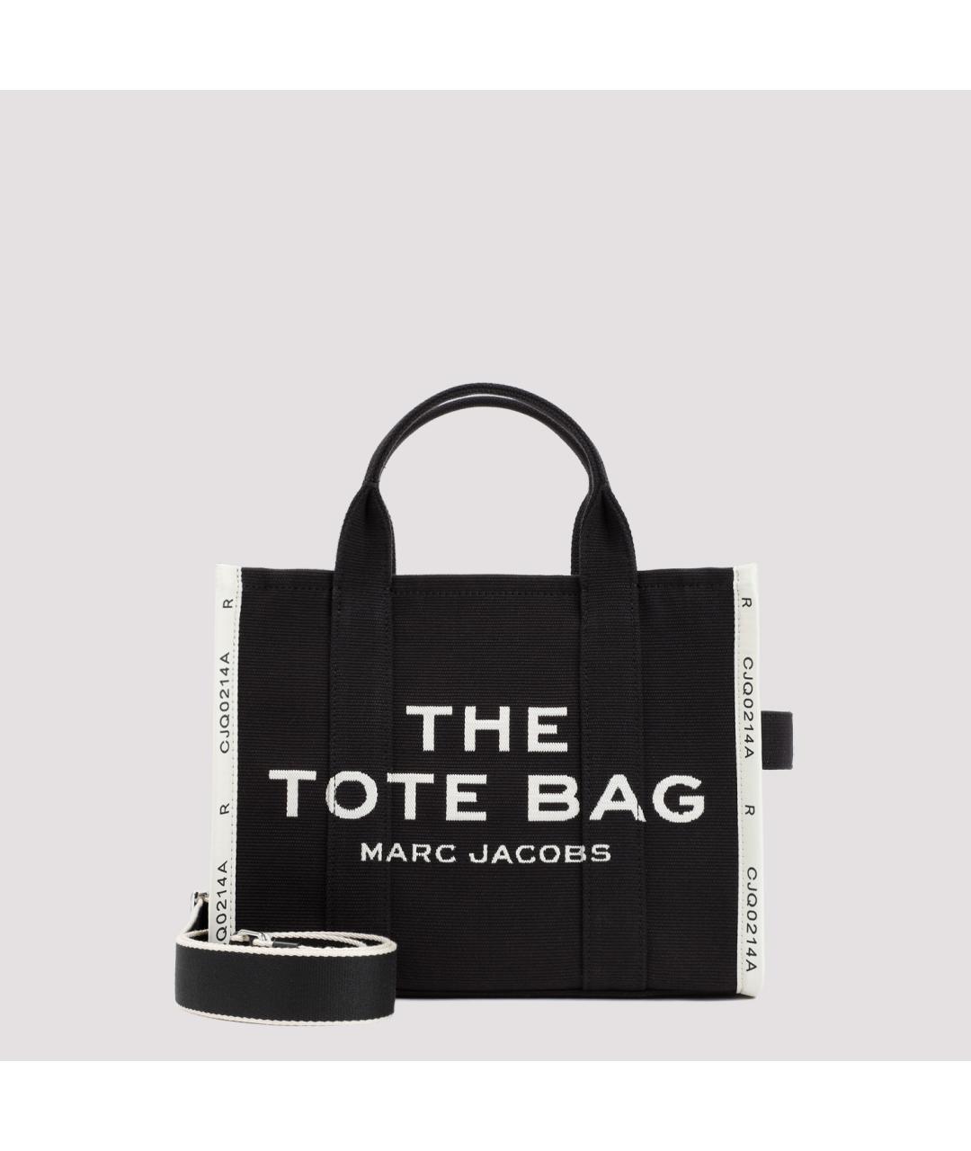 MARC JACOBS Черная хлопковая сумка тоут, фото 2