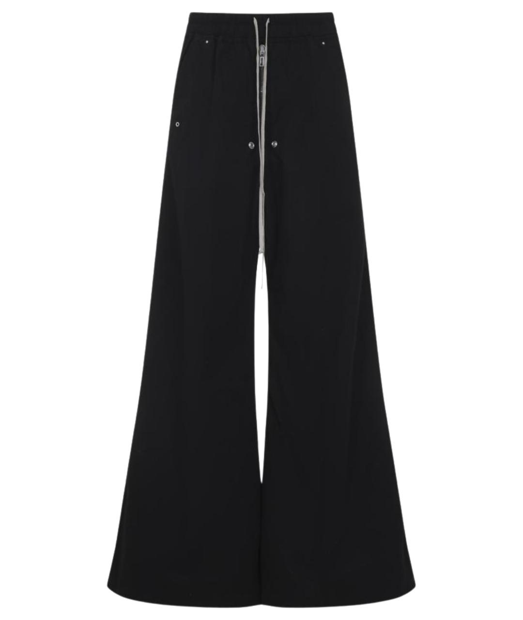 RICK OWENS DRKSHDW Черные хлопковые повседневные брюки, фото 1