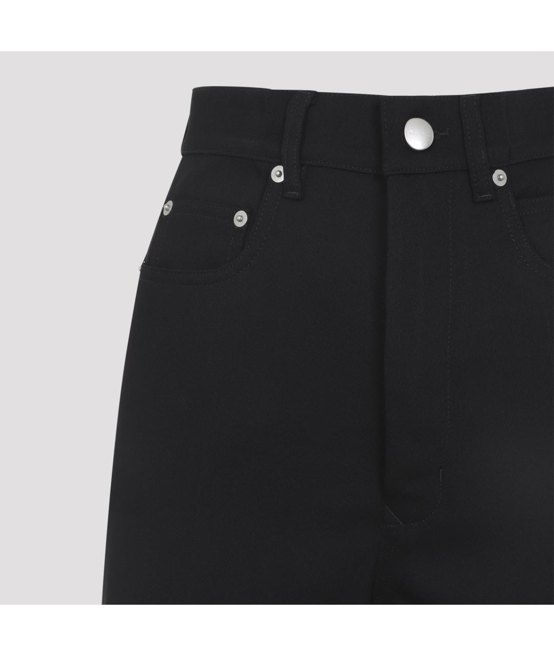 RICK OWENS Черные джинсы клеш, фото 5