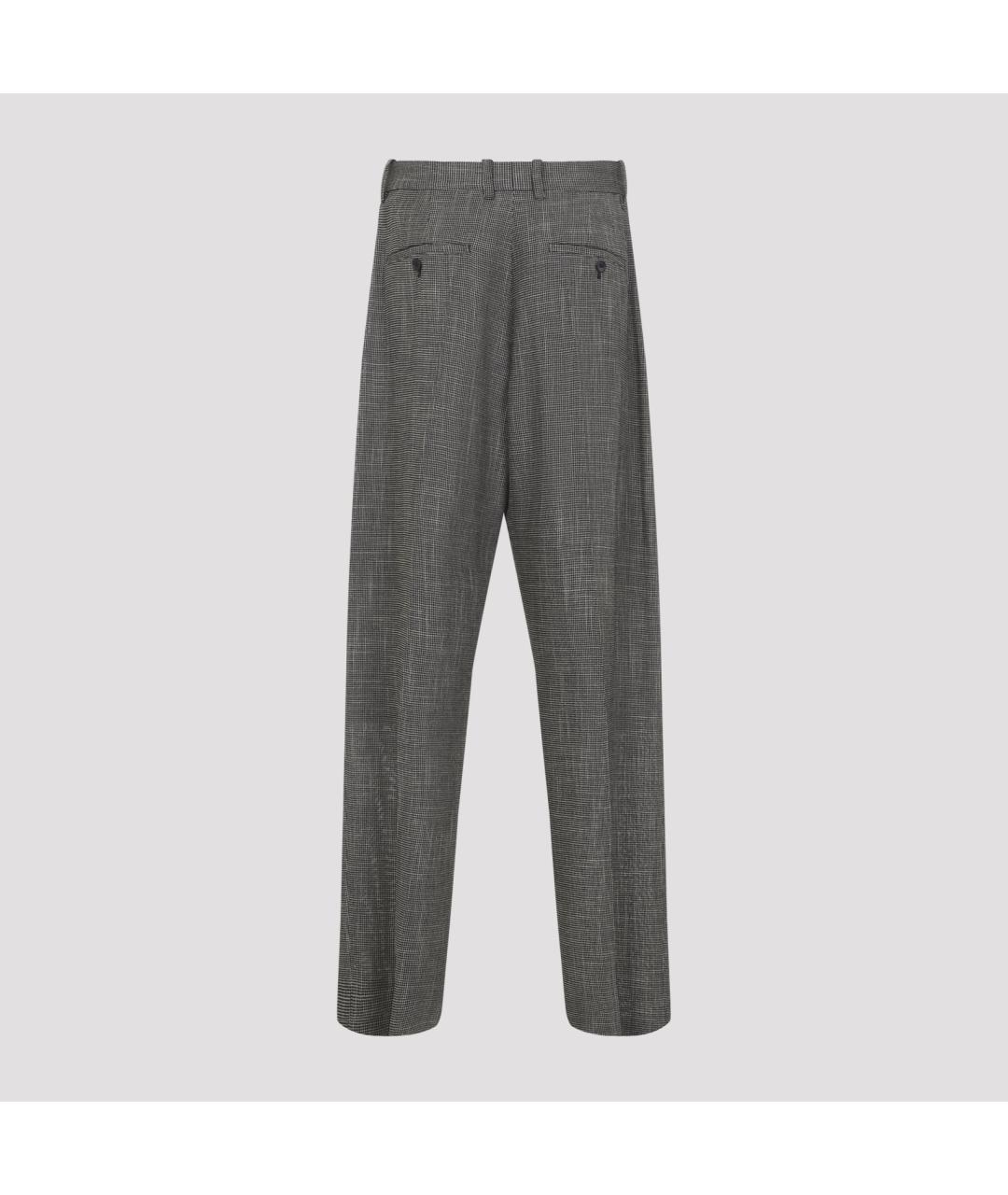 PHOEBE PHILO Мульти полиамидовые прямые брюки, фото 4