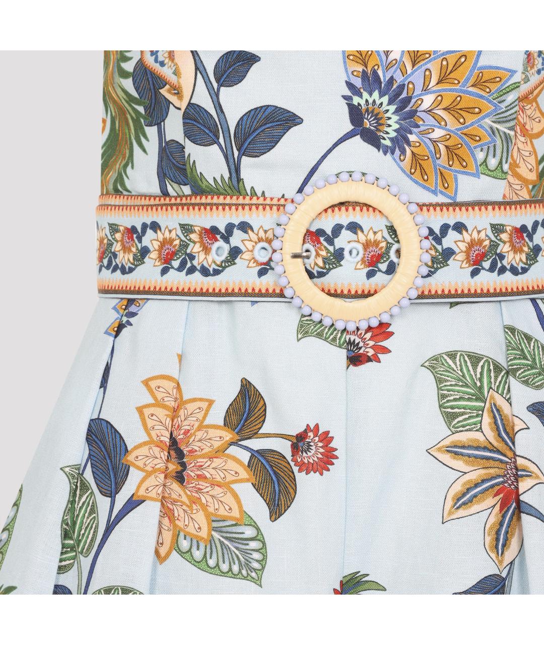 FARM RIO Мульти льняной комбинезон, фото 3