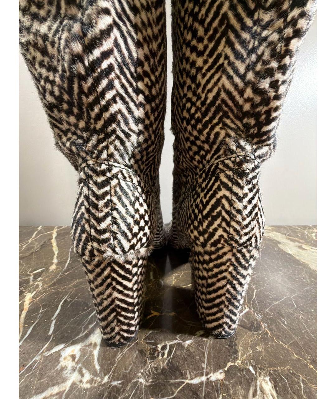 CHANEL Черные сапоги, фото 4