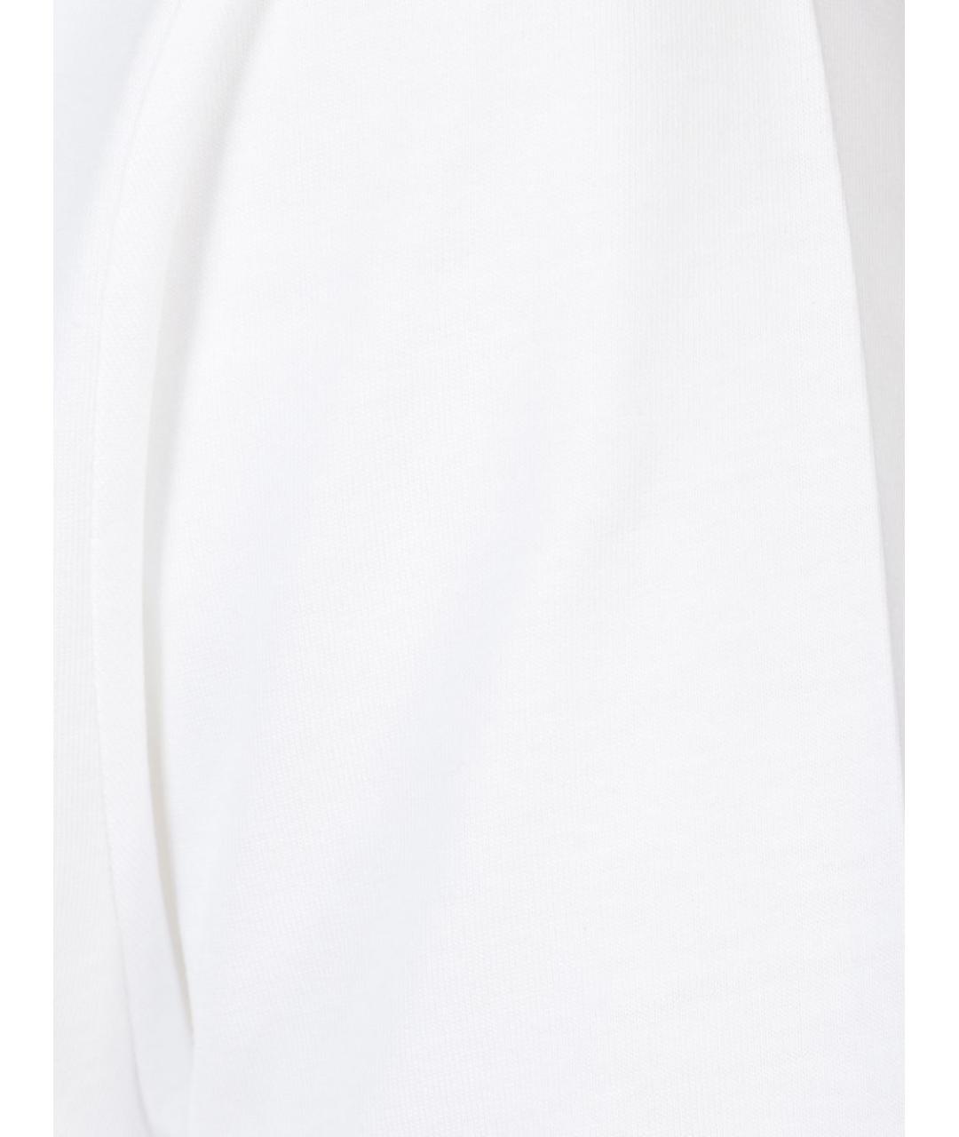 FAY Белая хлопковая футболка, фото 3