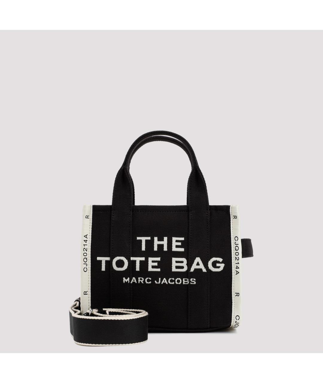 MARC JACOBS Черная тканевая сумка тоут, фото 2