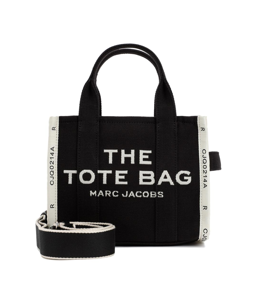 MARC JACOBS Черная тканевая сумка тоут, фото 1