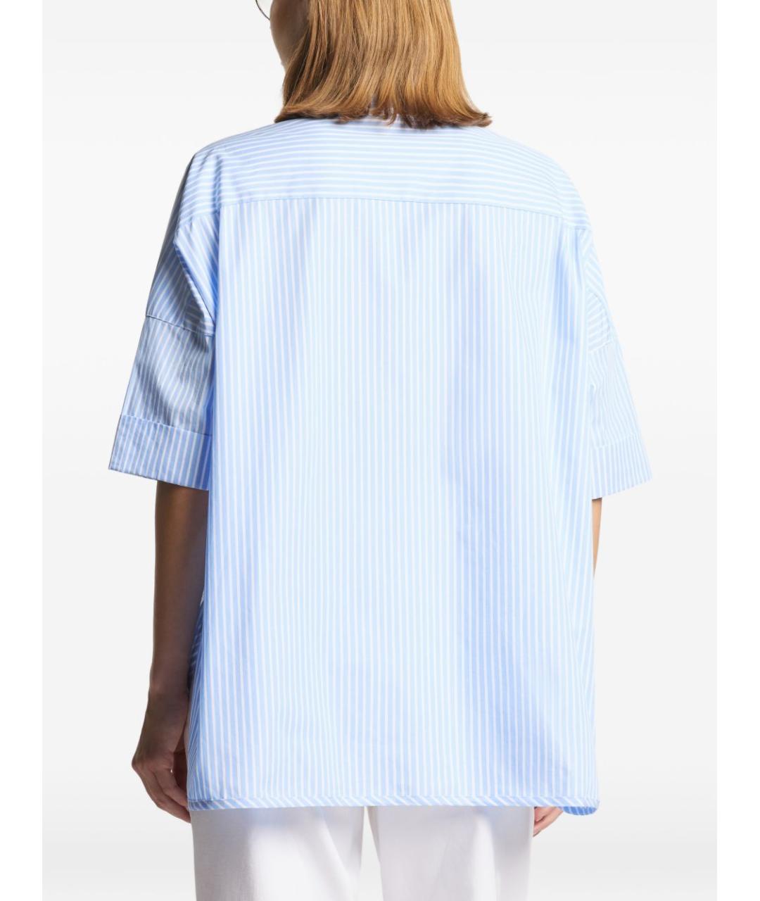 FAY Синяя хлопковая рубашка, фото 3