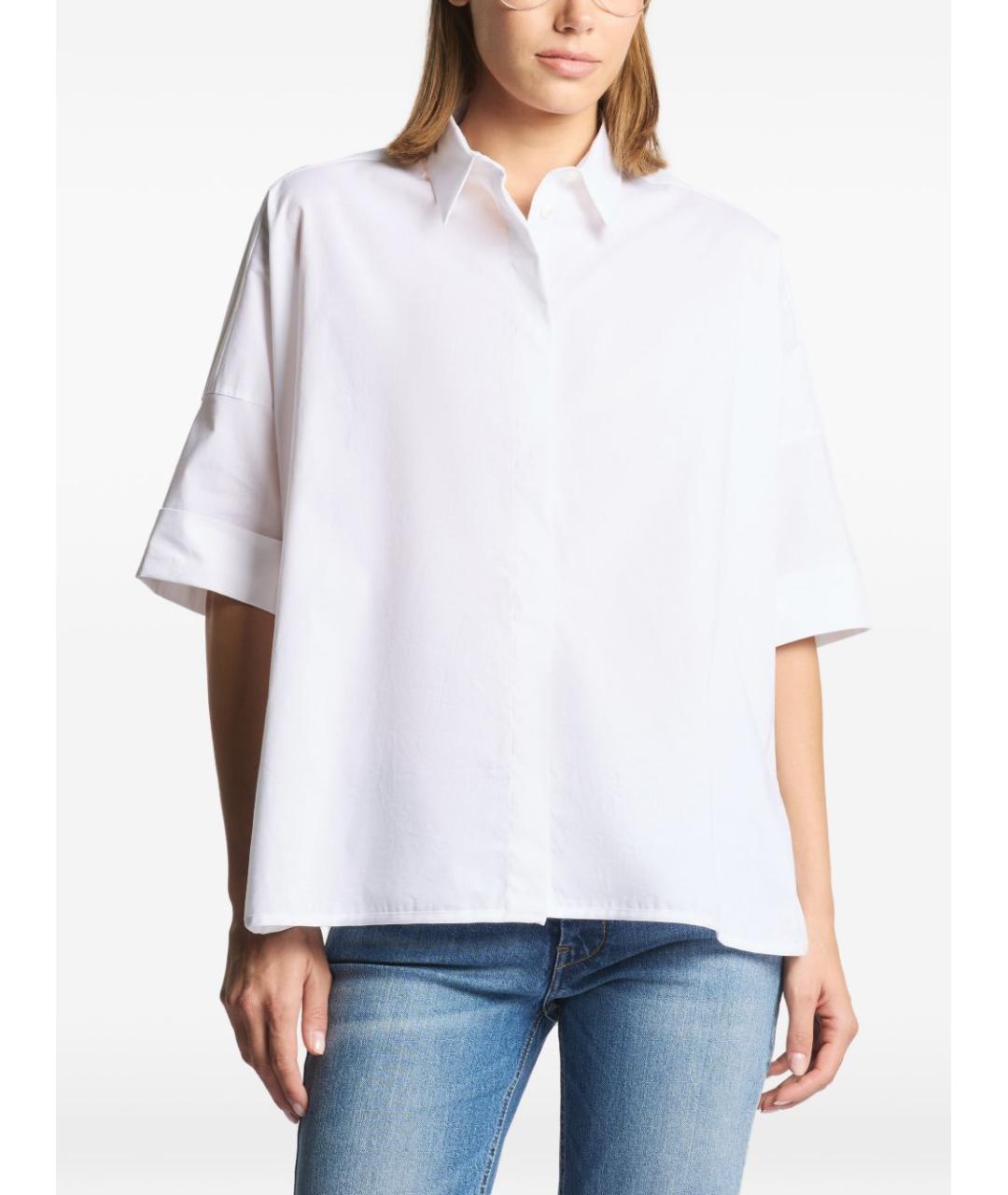 FAY Белая хлопковая рубашка, фото 2