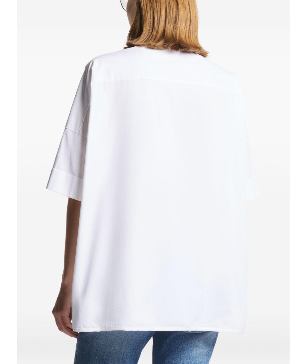 FAY Белая хлопковая рубашка, фото 4