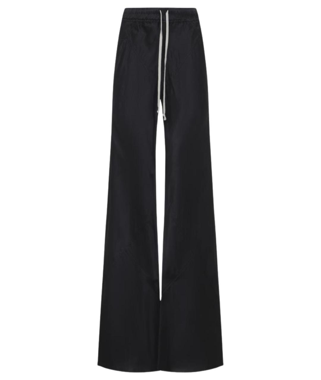 RICK OWENS Черные прямые брюки, фото 1