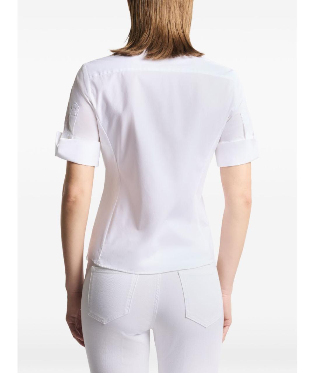 FAY Белая хлопковая рубашка, фото 3