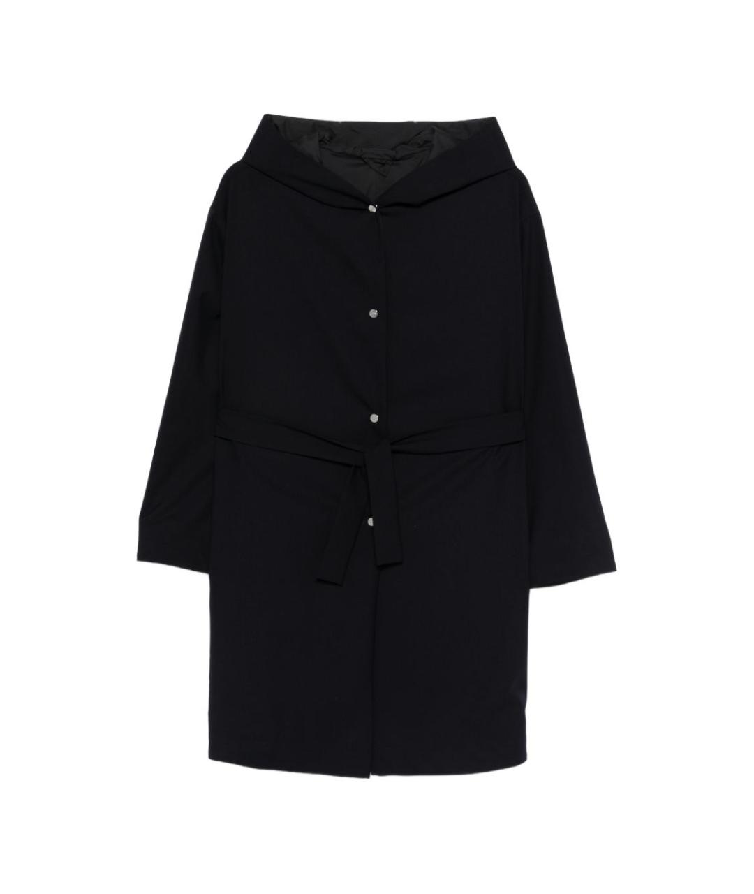 HERNO Синее полиэстеровое пальто, фото 1