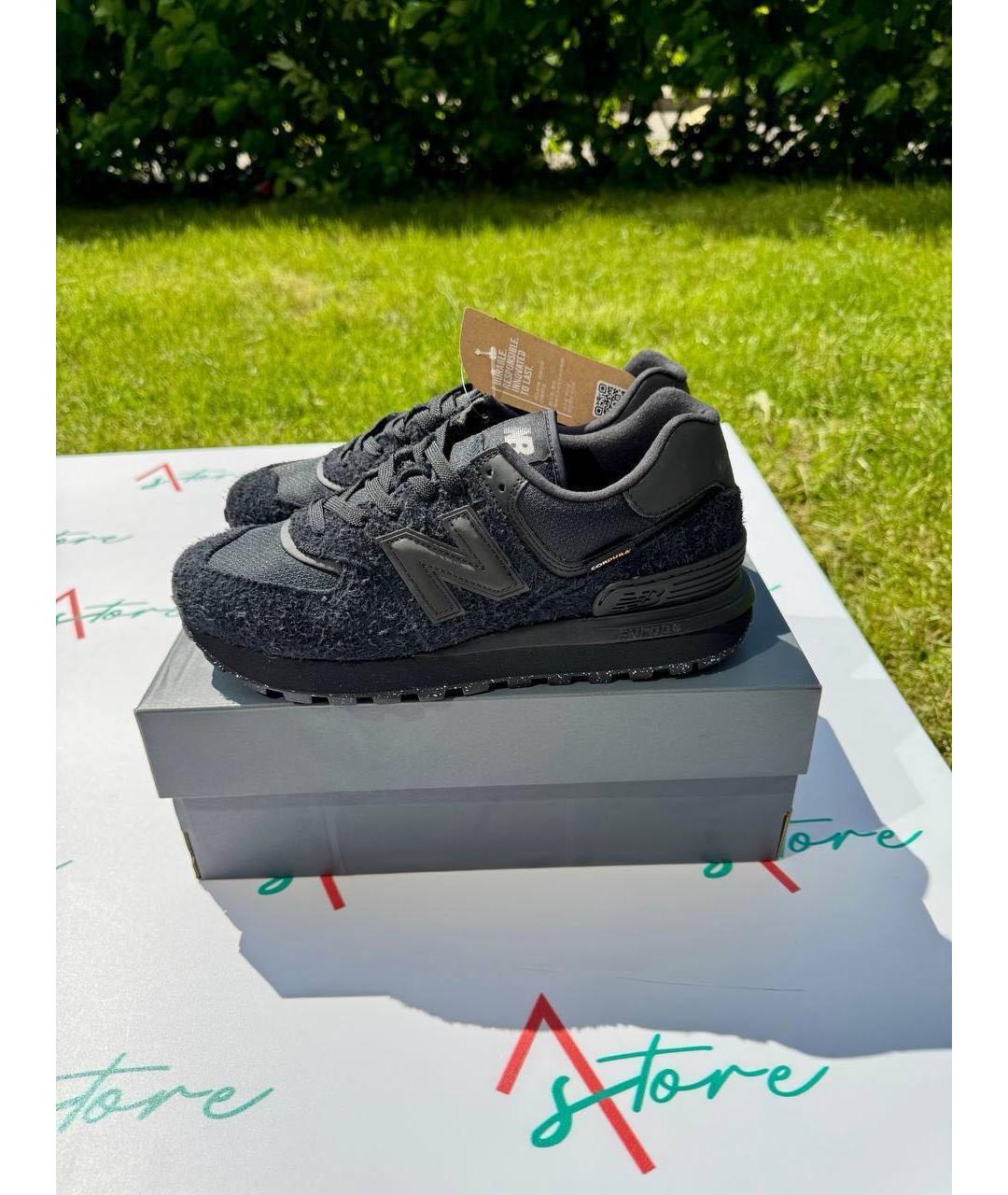 NEW BALANCE Черные низкие кроссовки / кеды, фото 6