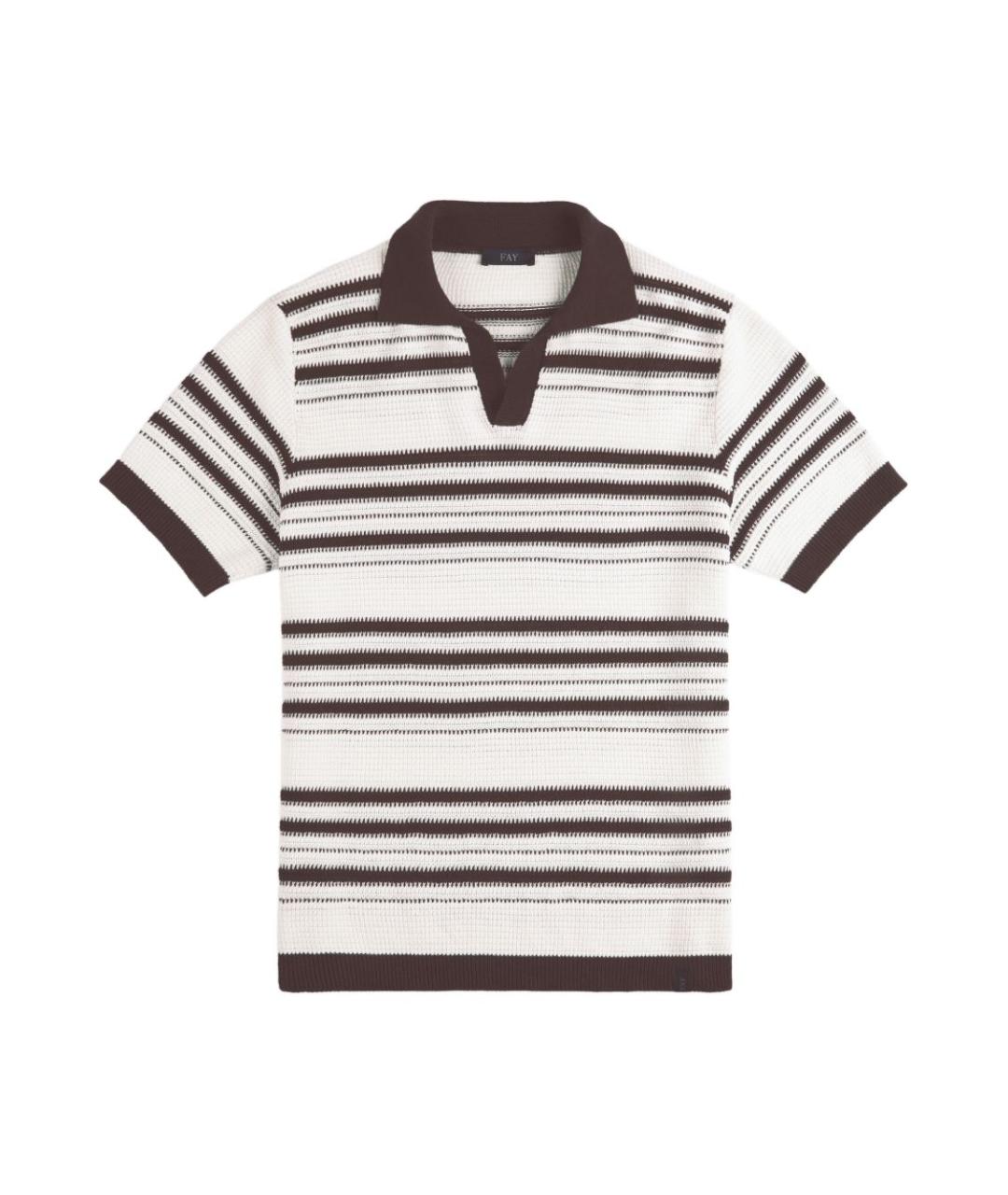 FAY Мульти хлопковое поло с коротким рукавом, фото 1